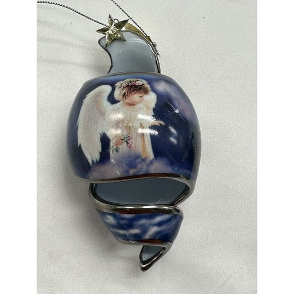 Two Starlight Blessings. Heirloom Porcelain Ornament Collection By Dona Gelsinge - Picture 8 of 11